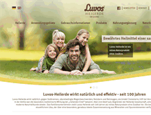 Tablet Screenshot of luvos.de